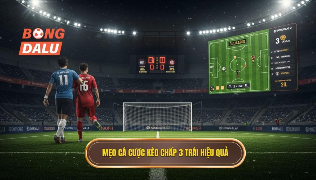 Mẹo cá cược kèo chấp 3 trái hiệu quả