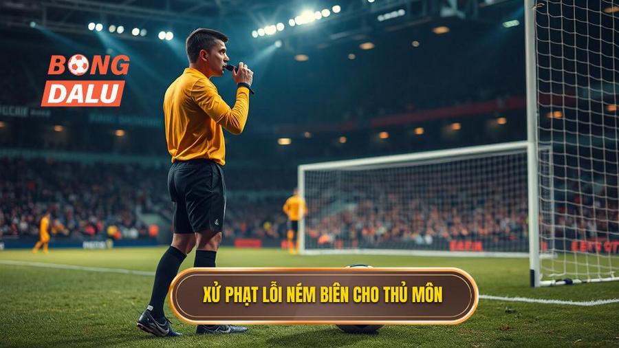 2. Xử phạt lỗi ném biên cho thủ môn
