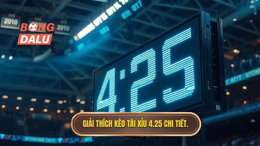 Giải thích kèo tài xỉu 4.25 chi tiết