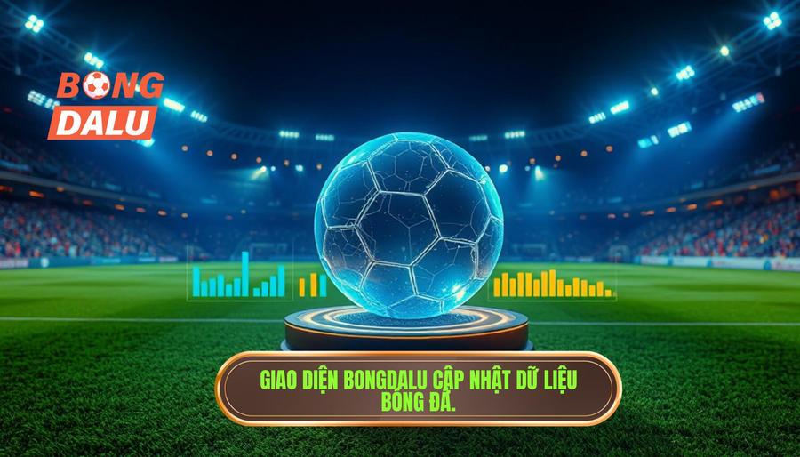 Giao diện Bongdalu cập nhật dữ liệu bóng đá