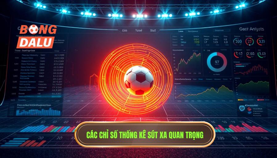 Các chỉ số thống kê sút xa cần quan tâm