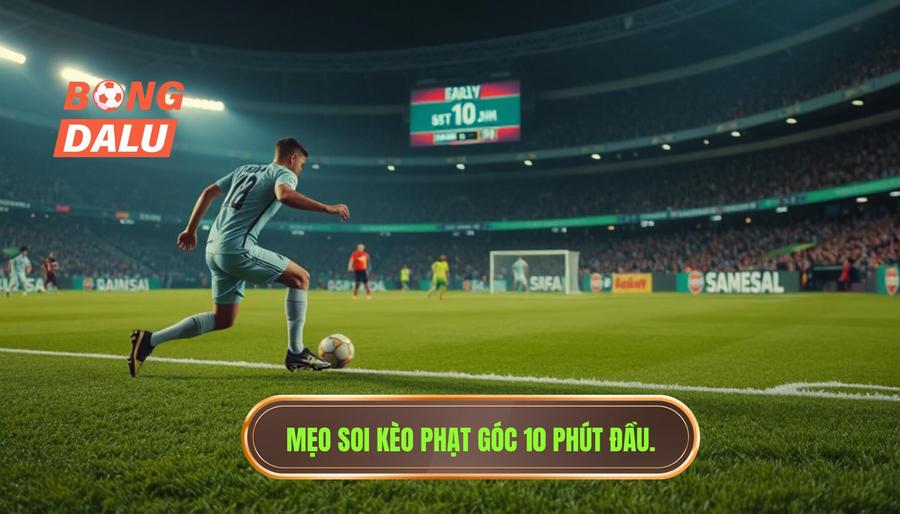 Chiến thuật soi kèo cược đội nhận quả phạt góc trong 10 phút đầu hiệu quả